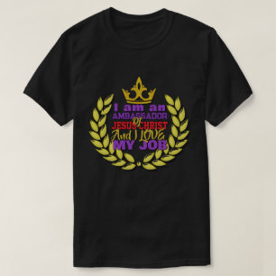 Camiseta Sou Embaixador De Jesus Cristo Christian T-Shi