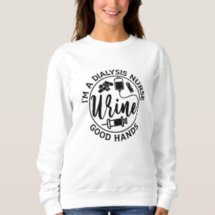 Camiseta Sou enfermeira de diálise, bom braço, nefrologia,