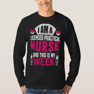 Camiseta Sou enfermeira e esta é a minha semana de prática