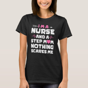 Camiseta Sou enfermeira Passo mamãe Enfermando Scrub Engraç