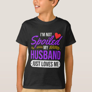 Camiseta Sou Engraçado Não Estragado Marido Ama Esposa
