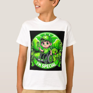 Camiseta 🌟 Sou Especial - Design de Consciência Paralela C