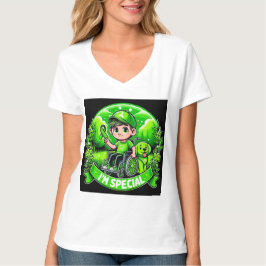 Camiseta 🌟 Sou Especial - Design de Consciência Paralela C