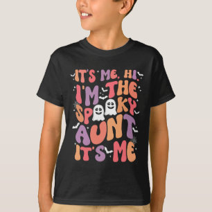 Camiseta Sou eu, a tia assustadora, sou eu, Retro Hallo