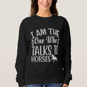 Camiseta Sou Eu Que Falo Com Cavalos Falando Com Animais De