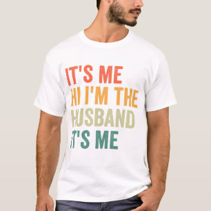 Camiseta Sou eu, sou o marido, sou eu, Casal engraçado