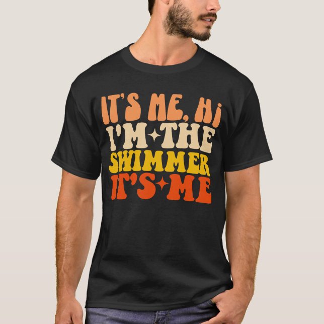 Camiseta Sou eu, sou o nadador sou eu (Frente)