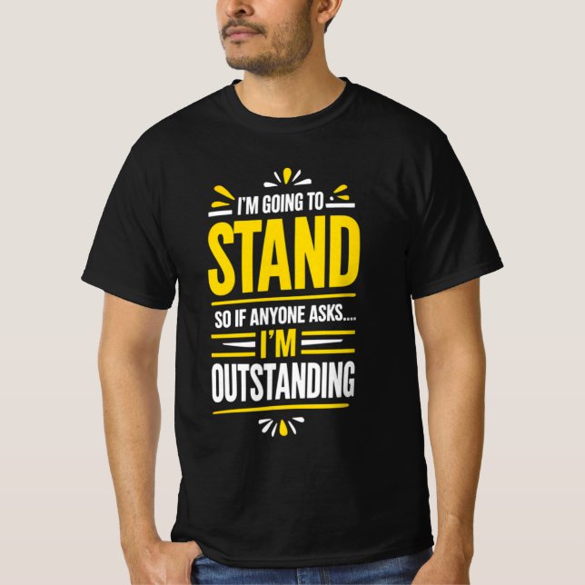 Camiseta "Sou excepcional" Engraçado Pun (Frente)