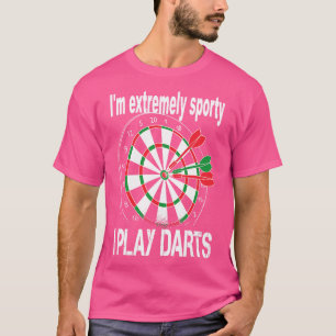 Camiseta Sou extremamente esportivo, JOGO DARTS
