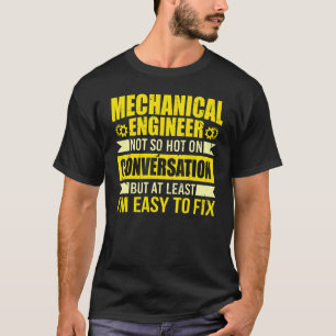 Camiseta Sou Fácil De Consertar Engenheiro Mecânico Engenha