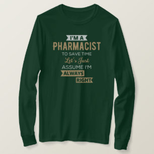 Camiseta Sou Farmacêutico para Economizar Vamos de tempo.