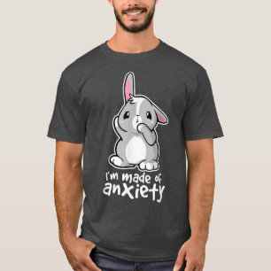 Camiseta Sou feito de aniety bunny rabbit kawaii engraçado