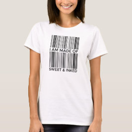 Camiseta Sou feito de doce e picado!