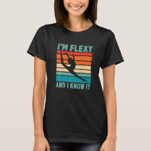 Camiseta Sou Flexy e sei que é o ginasta Acrobat Acrobat