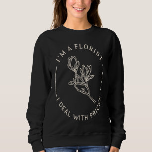 Camiseta Sou Florista Lido Com Espinhos Arranjo De Flores