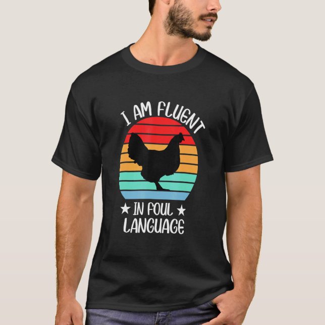 Camiseta Sou Fluente Em Linguagem Imprópria Vida Louca De F (Frente)