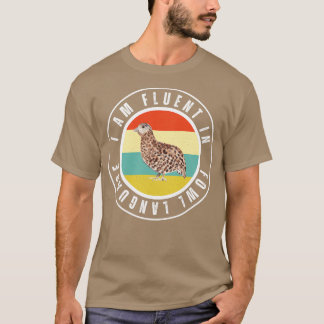 Camiseta Sou fluente na língua das aves 19