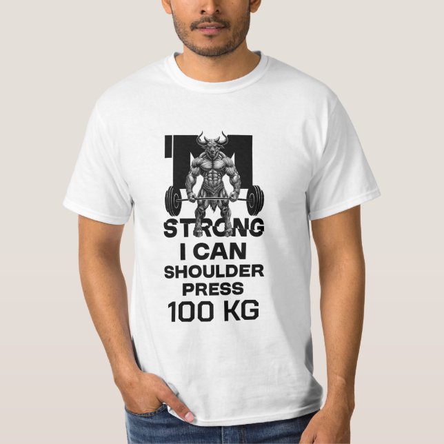 Camiseta Sou Forte - Posso Ocultar A Imprensa (Frente)