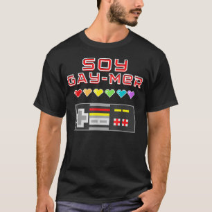 Camiseta Sou Gamer Gay Mer - Lgbtq Gamer Vintage 80S