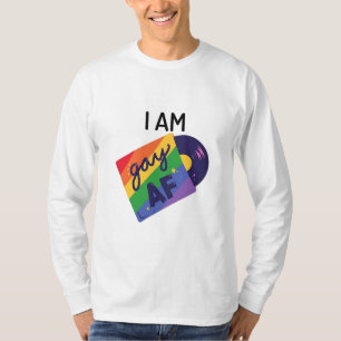 Camiseta Sou Gay AF Engraçado Mês do Orgulho LGBT
