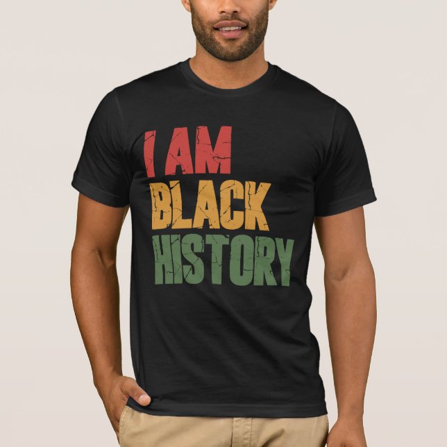 Camiseta Sou História Negra (Frente)