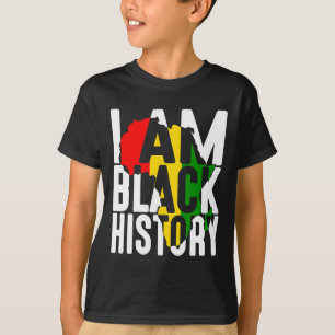 Camiseta Sou História Negra Com Mapa Da África - Empo Negra