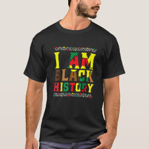 Camiseta Sou História Negra - Mês da História Negra
