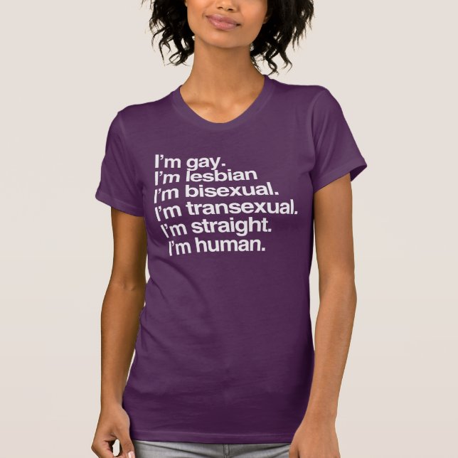 Camiseta Sou Humano Tal Como Você (Frente)