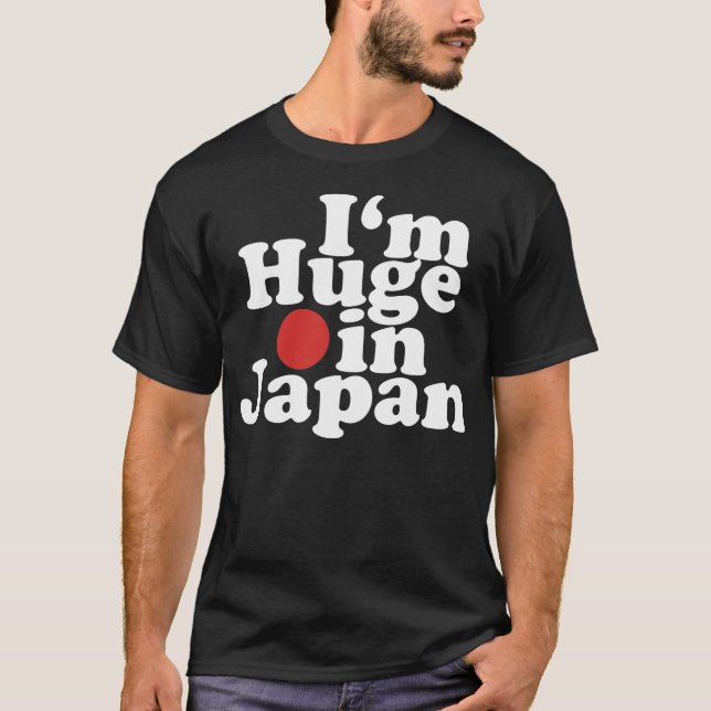 Camiseta Sou imenso no Japão (Escuro) (Frente)