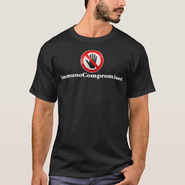 Camiseta Sou imunocomprometido imunológico (3) (Frente)