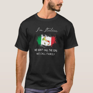 Camiseta Sou italiano Itália Máfia
