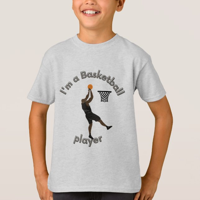 Camiseta Sou jogador de basquete (Frente)