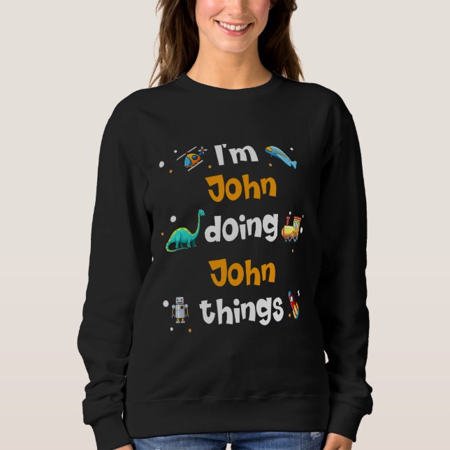 Camiseta Sou John Doing John Things (Frente)