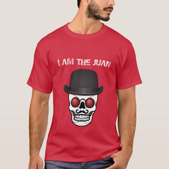 Camiseta Sou Juan Tshirt com o Caveira Derby Hat (Frente)
