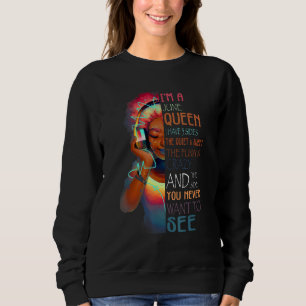 Camiseta Sou June Queen, tenho 3 lados e aniversário maluco