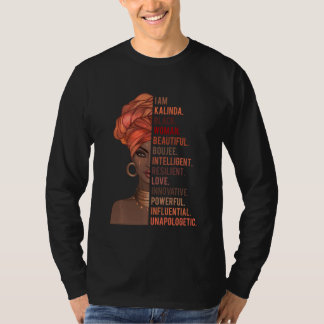 Camiseta Sou Kalinda Black Woman History Month 2020 Orgulho