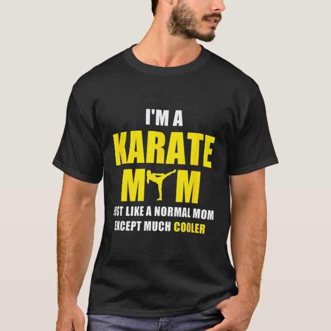 Camiseta Sou Karate, mãe T Shirt (Frente)
