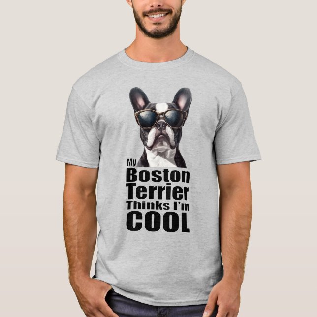 Camiseta Sou Legal Boston Terrier (Frente)