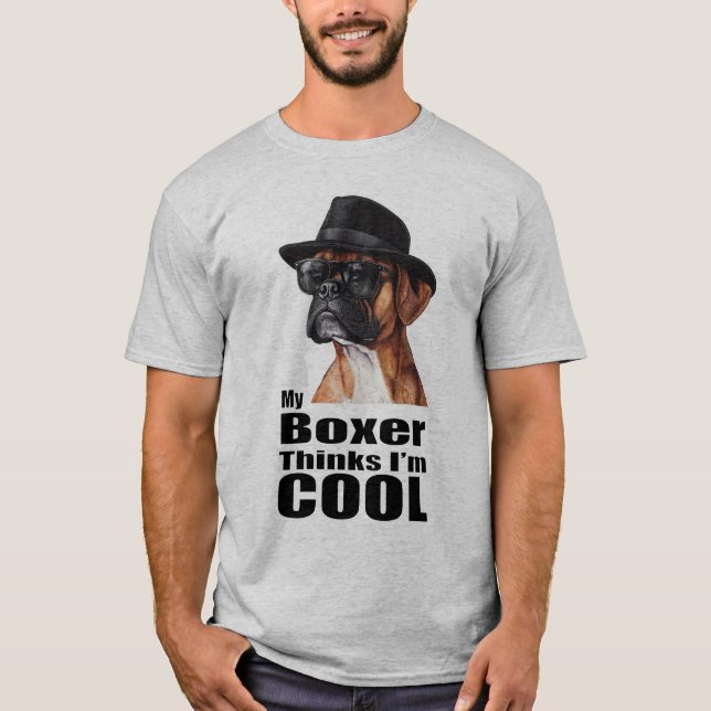 Camiseta Sou Legal Cachorro Boxer (Frente)