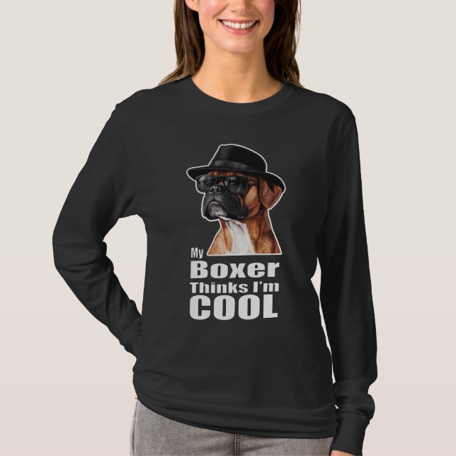 Camiseta Sou Legal Cachorro Boxer (Frente)