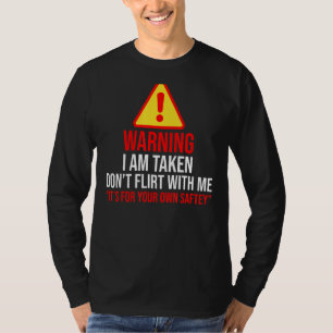 Camiseta Sou levado para homens não flertarem comigo