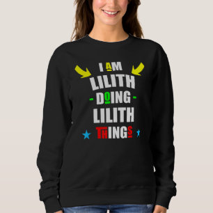 Camiseta Sou Lilith fazendo coisas Legal no Natal