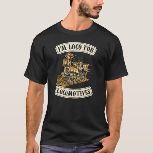 Camiseta Sou Loco para Locomotivas Hobby Model Train Collec