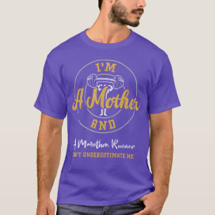 Camiseta Sou Mãe E Amigo Da Maratona.