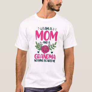 Camiseta Sou Mãe E Avó, Nada Me Assusta