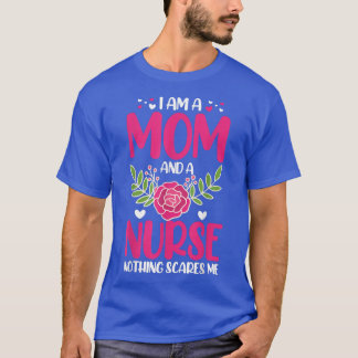 Camiseta Sou Mãe E Enfermeira Nada Me Assusta