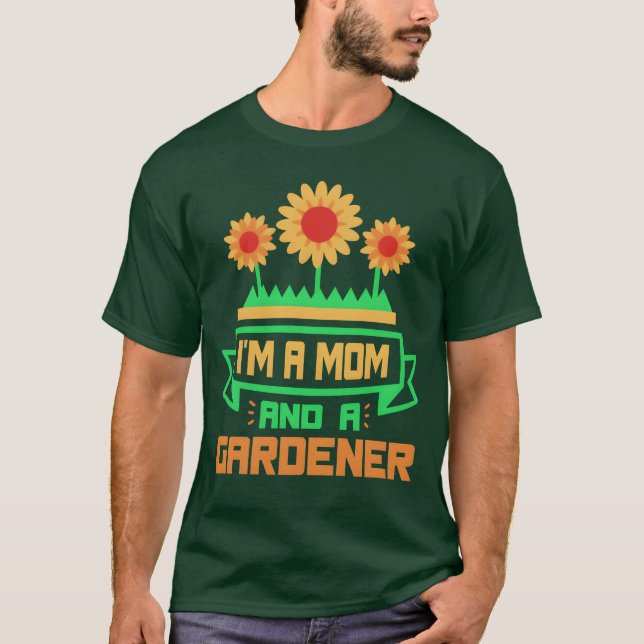 Camiseta Sou Mãe E Jardineira Mãe De Lugar (Frente)