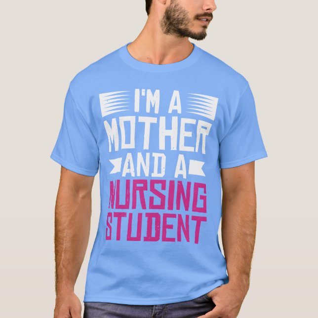 Camiseta Sou Mãe E Uma Família De Estudantes Enfermados (Frente)