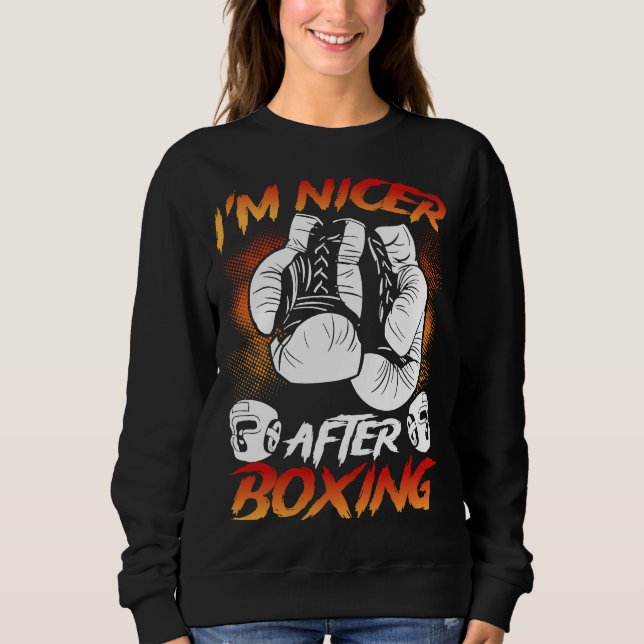 Camiseta Sou Mais Agradável Após Boxing (Frente)