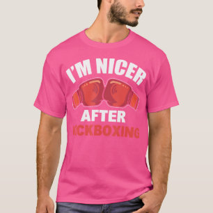 Camiseta Sou Mais Agradável Após O Instrutor Kickboxing Kic